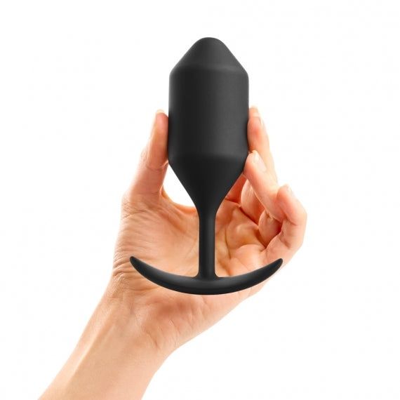 B-Vibe Snug Plug 4 (XL) (Online exclusive), color: Black