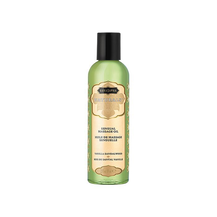 Kama Sutra Naturals Massage Oil - Vanilla Sandalwood, Size: 2 oz