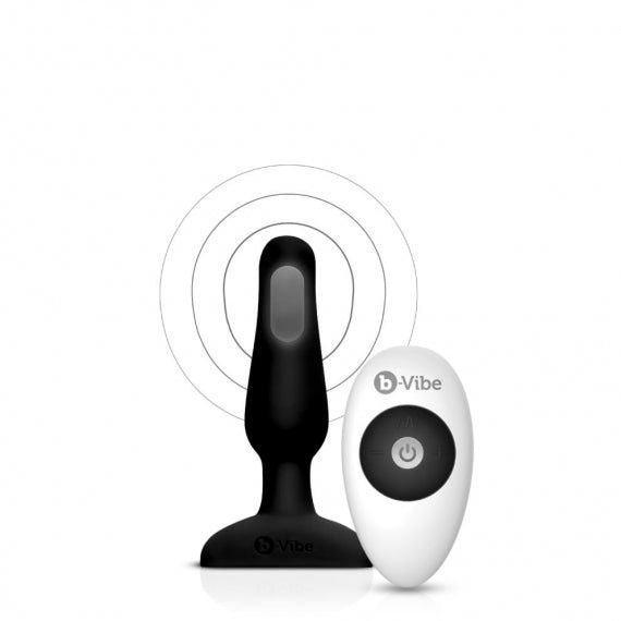 B-Vibe Novice Vibrating Plug (Online exclusive), color: Black