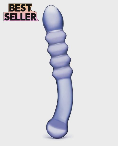 Glas Purple Rain Ribbed Glass Dil