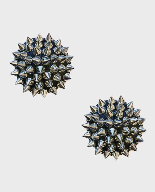 Neva Nude Bowser Pleather Spike Pasties