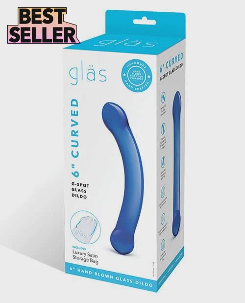 Glas 6&quot; Curved Glass Dildo