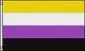 2x3 ft Non-binary Pride Flag