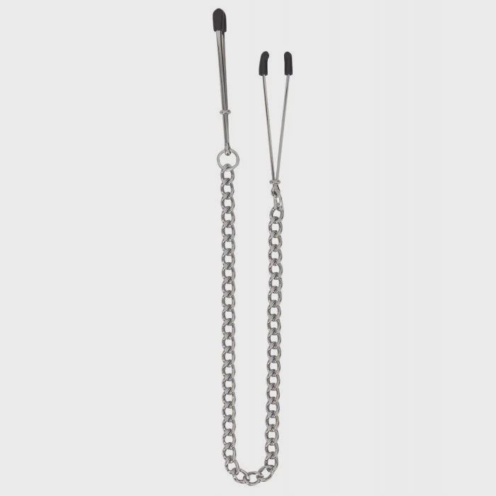 Spartacus Adjustable Tweezer Nipple Clamps w/Link Chain