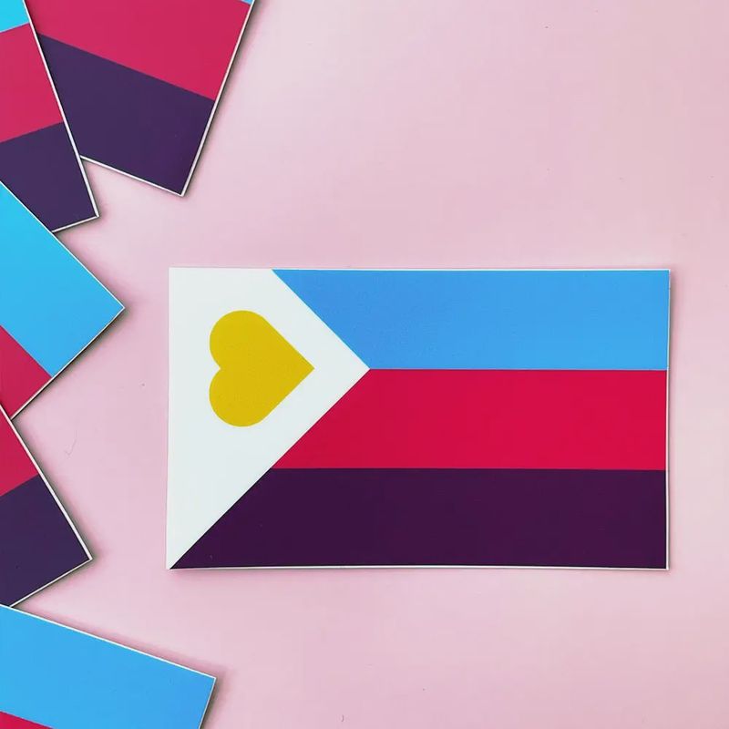2&quot;x3&quot; Polyamory Pride Sticker