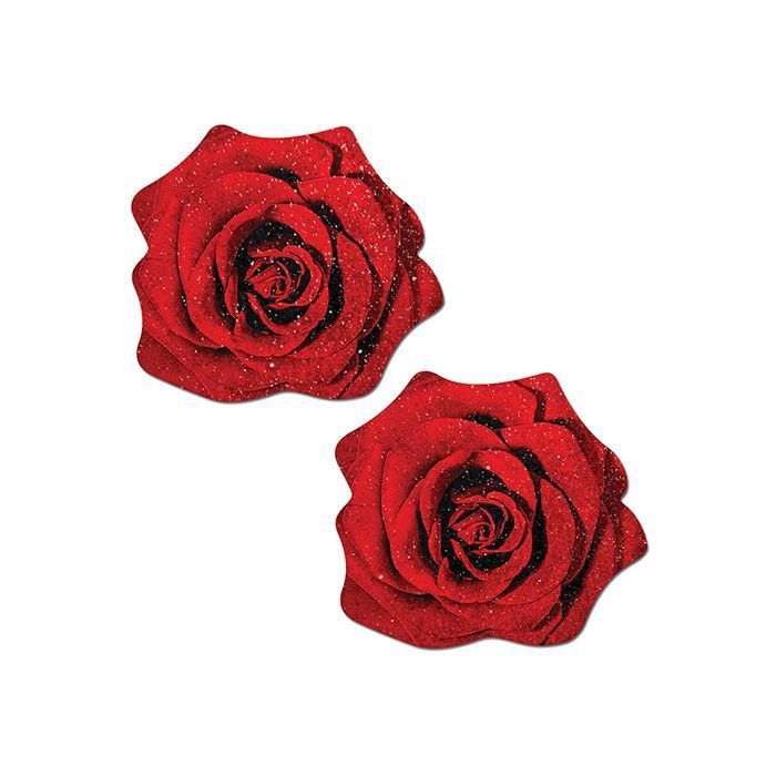 Pastease Glitter Velvet Blooming Rose Pasties