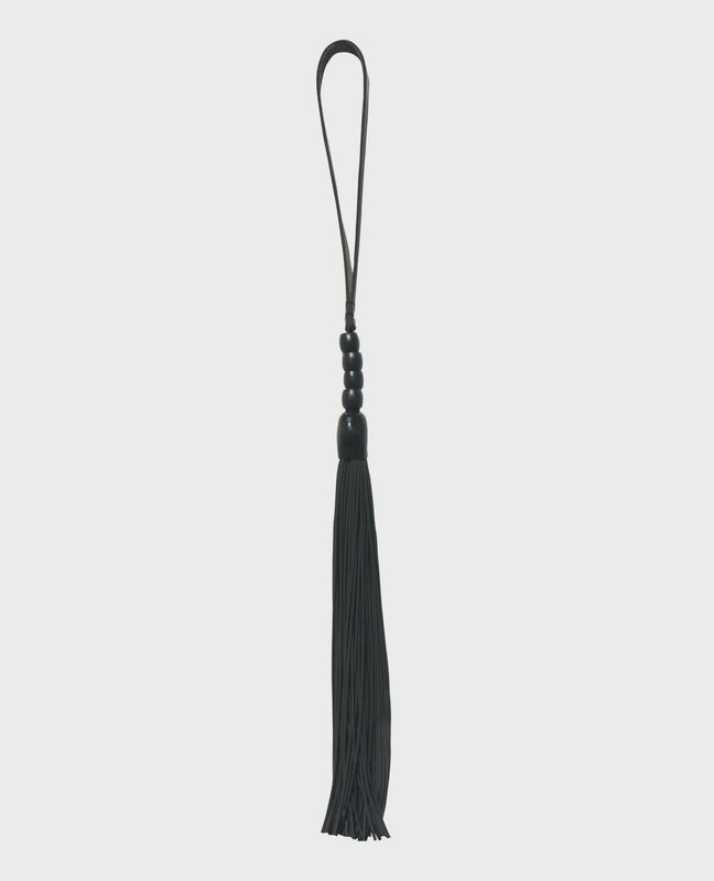 Sex &amp; Mischief Noir Beaded Flogger