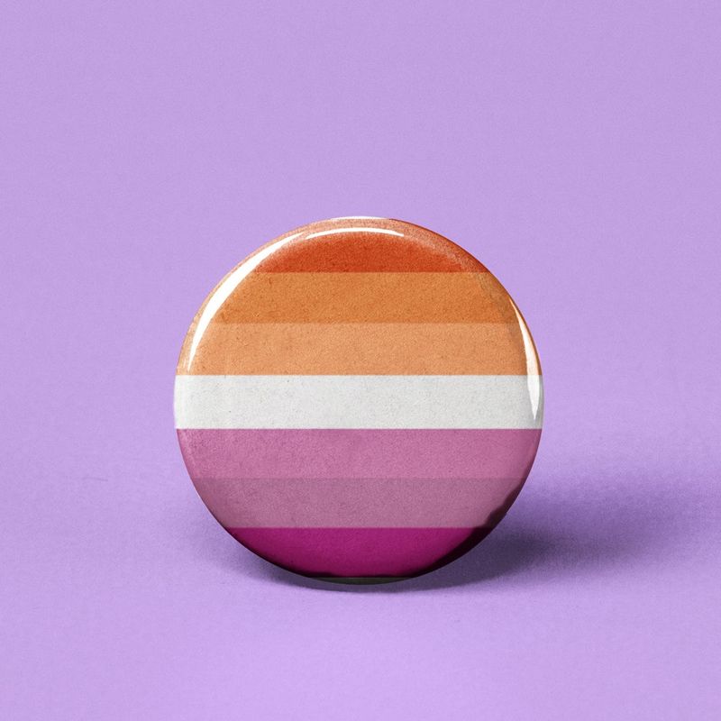 1.25&quot; Lesbian Pride Button