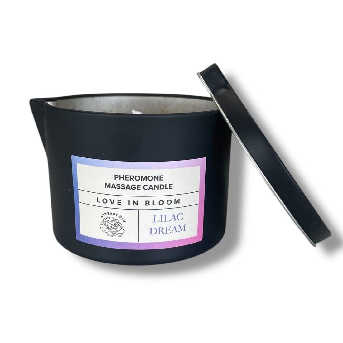 Eye of Love Pheromone Massage Candle - Lilac Dream