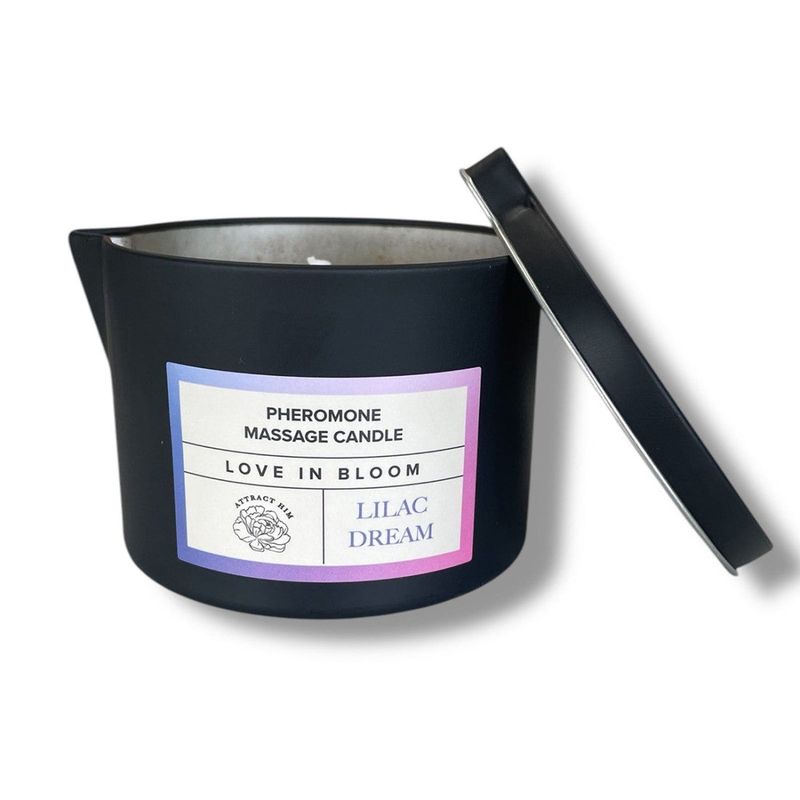 Eye of Love Pheromone Massage Candle - Lilac Dream