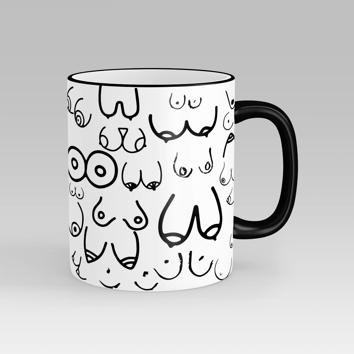 Doodle Boob Mug