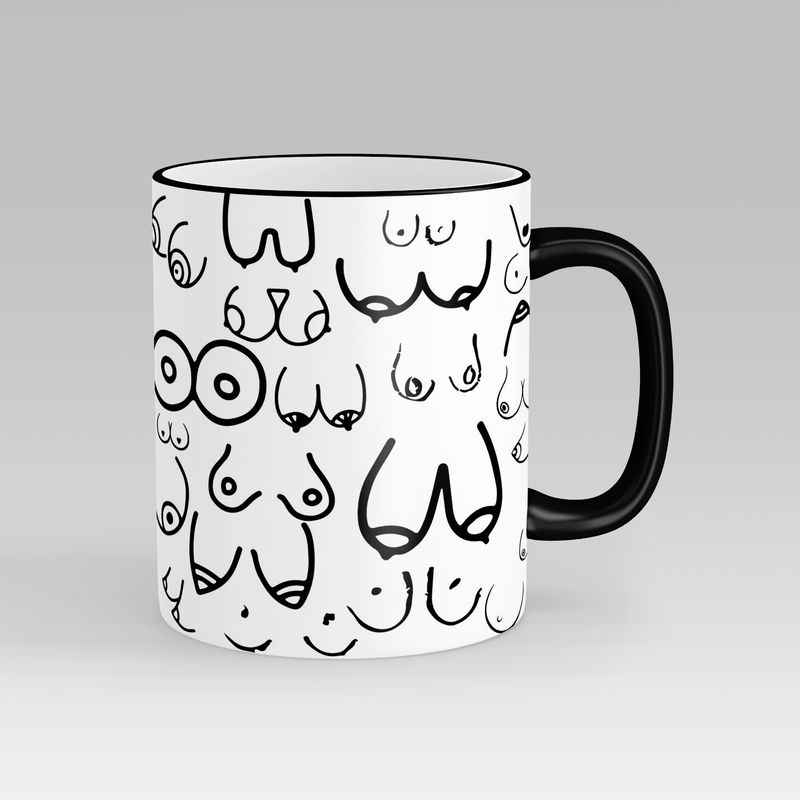 Doodle Boob Mug