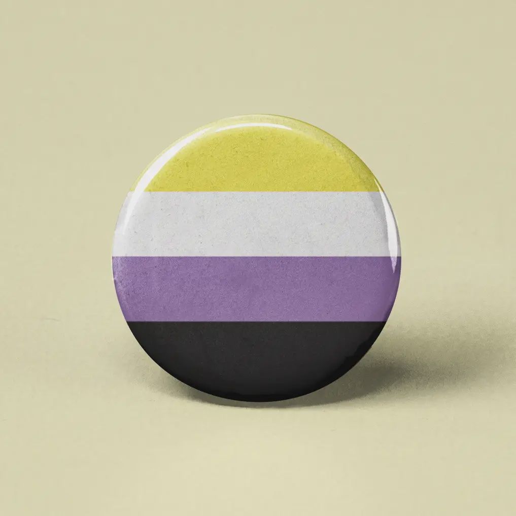 Non Binary Pride Button