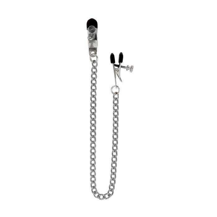 Spartacus Broad Tip Nipple Clamp with Chain