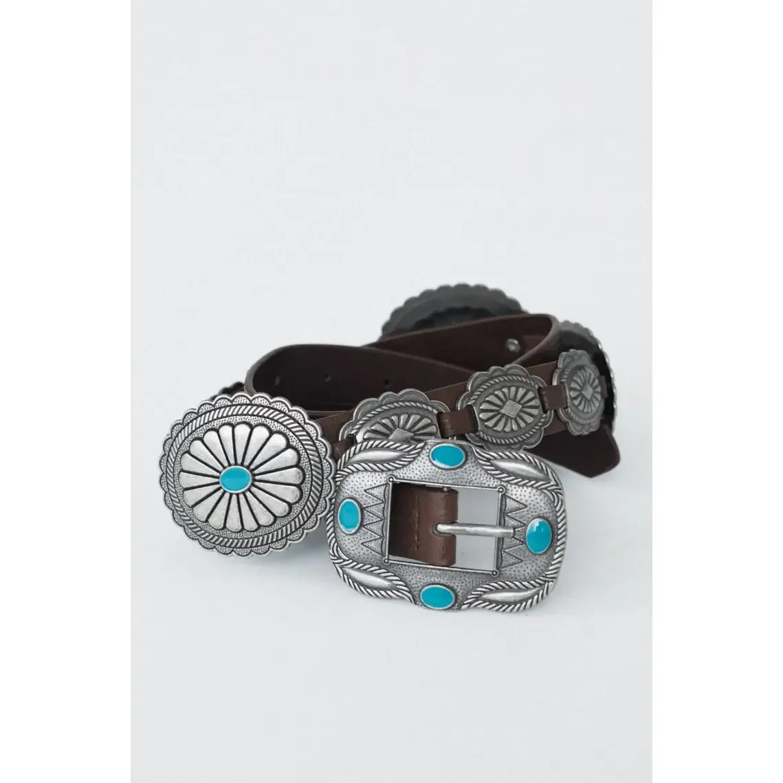 Brown Concho Belt