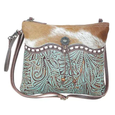 Blue Isle Tooled Crossbody Bag