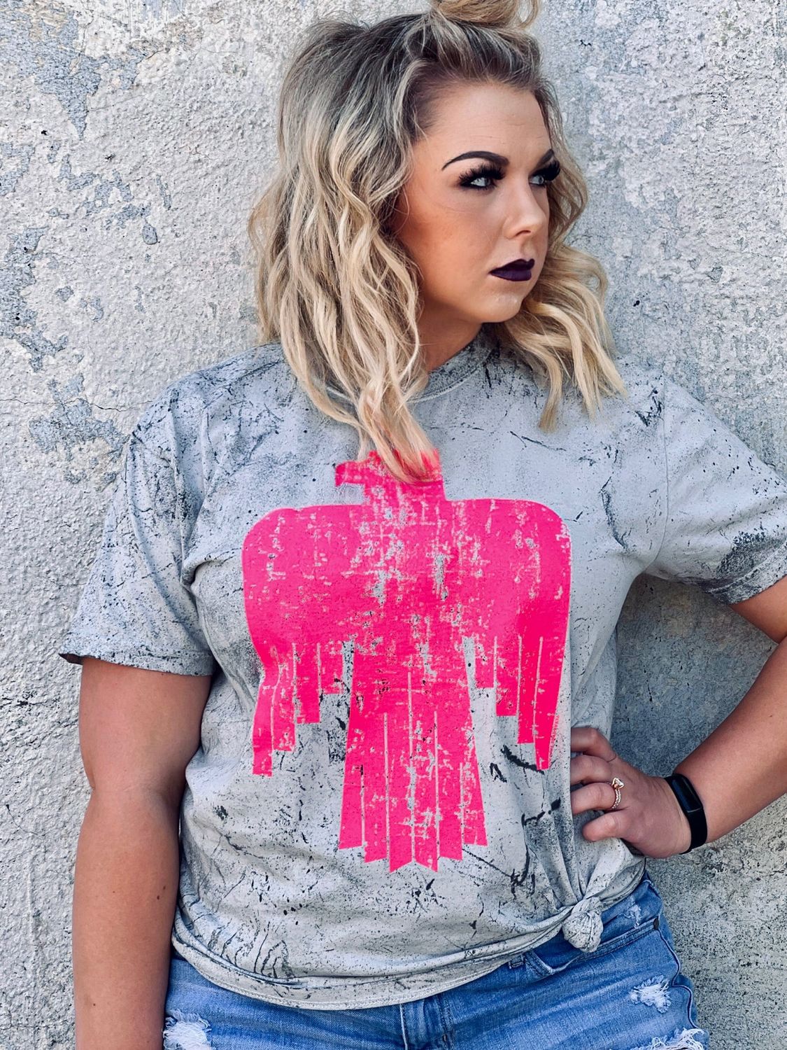 Pink Thunderbird Tee