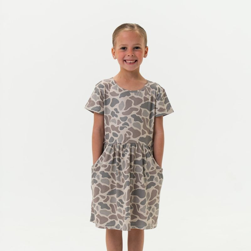 Moxie Toddler Dress Classic Deer Camo
