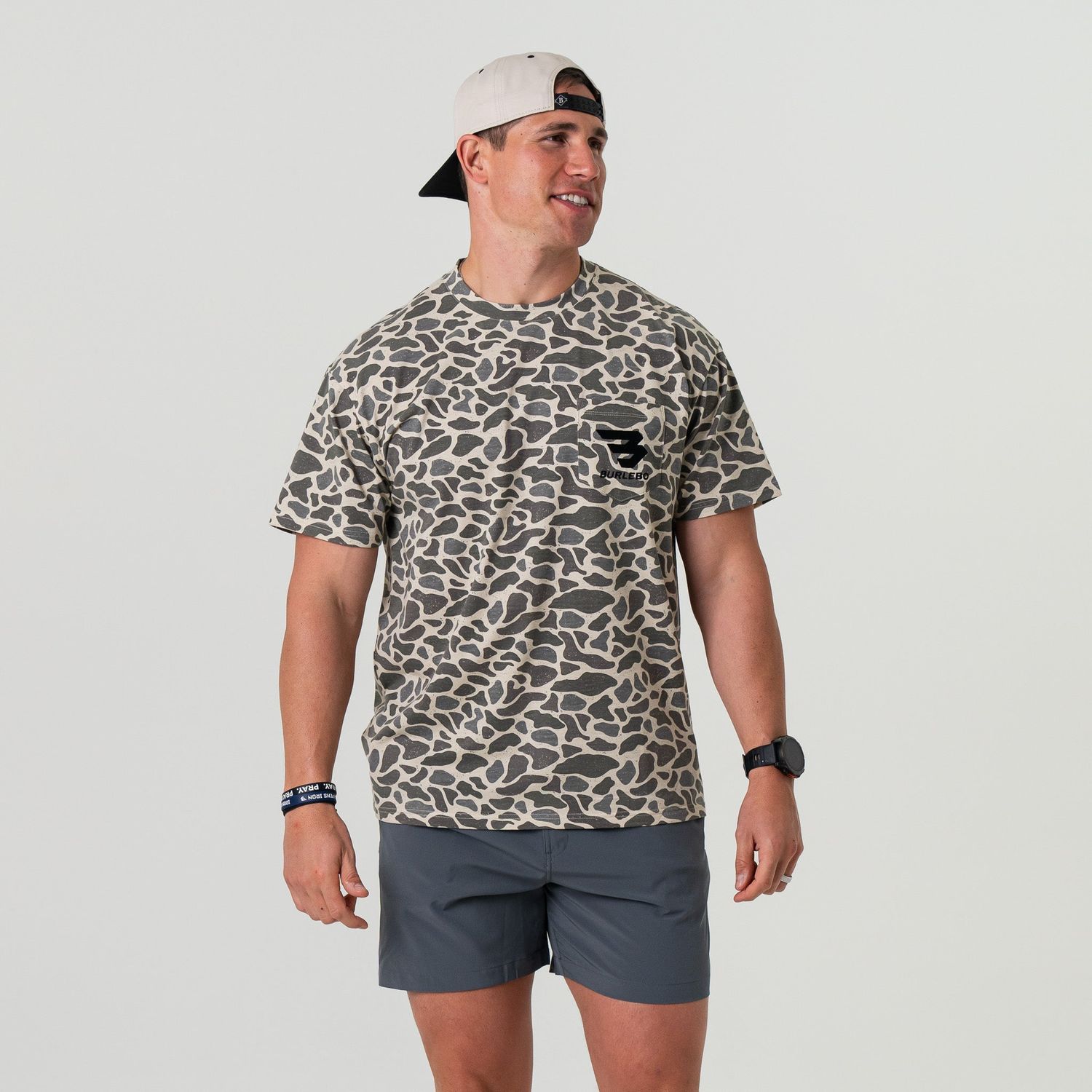 Flying B Pocket Tee - Classic Deer Camo