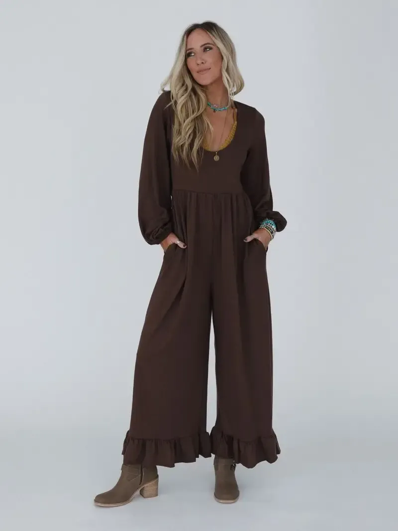 Long Sleeve Jumpsuit Medium