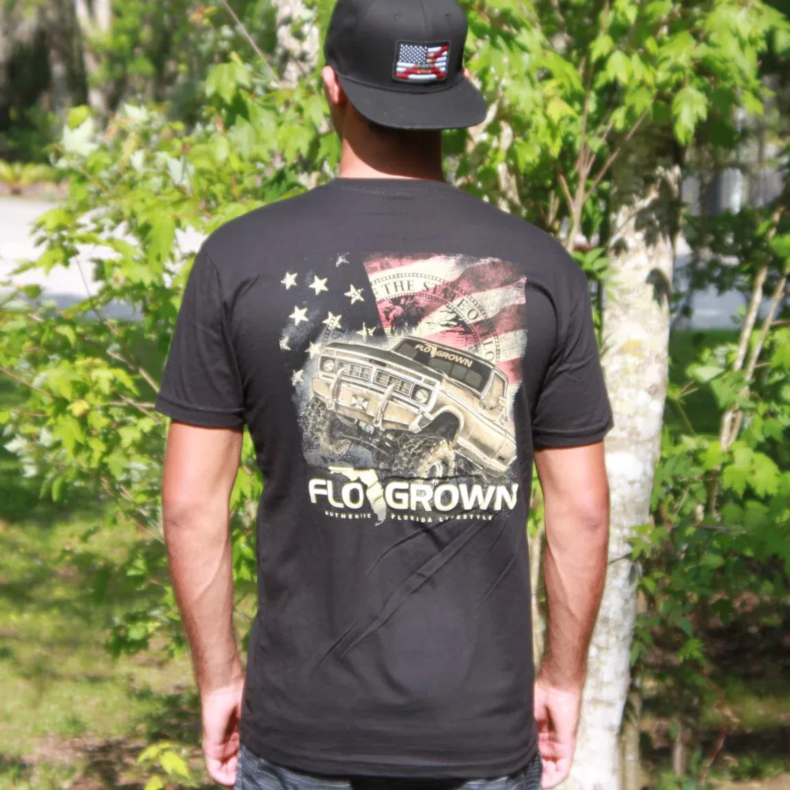 USA Mud Truck Tee Large