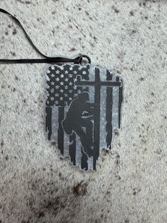 Lineman Flag - Mahogany Teakwood