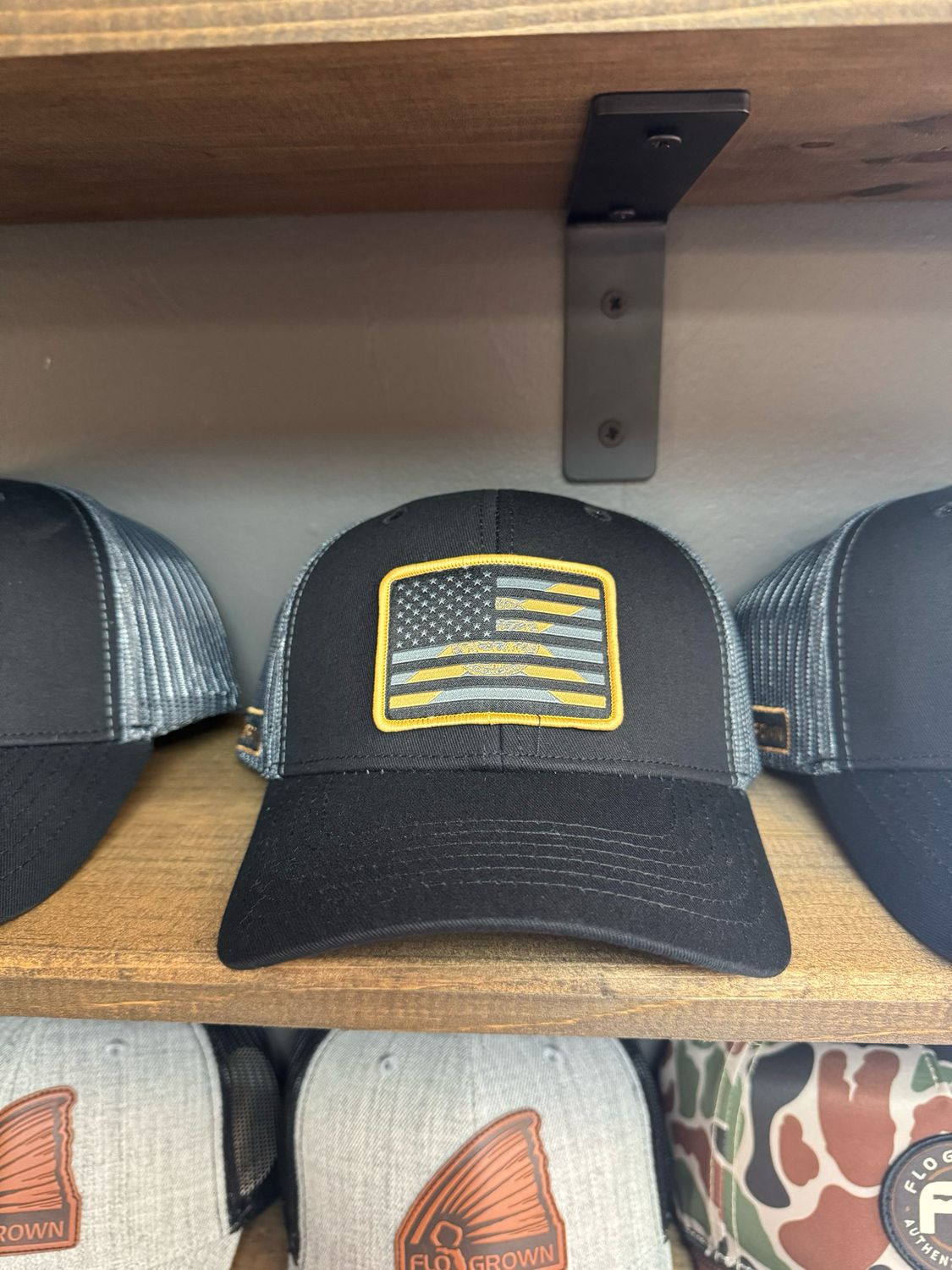 National Black Camo Hat