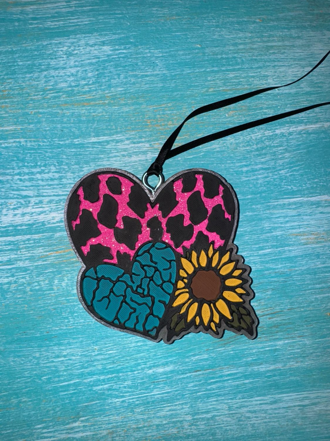 Black Sunflower Hearts- Black Coconut