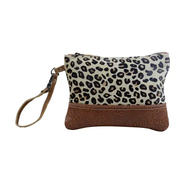 Leopard Wristlet