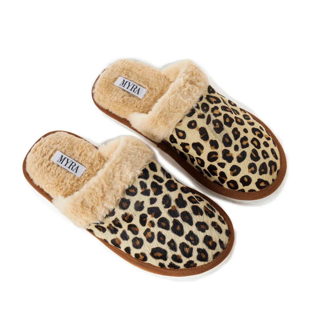 Leopard Myra Slippers