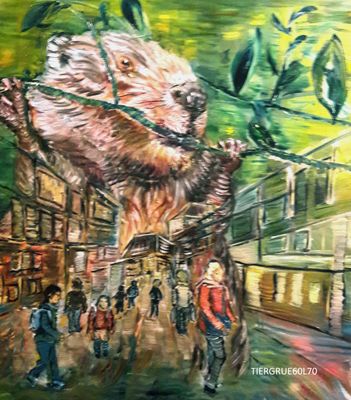 Ölmalerei von Anja Yuva