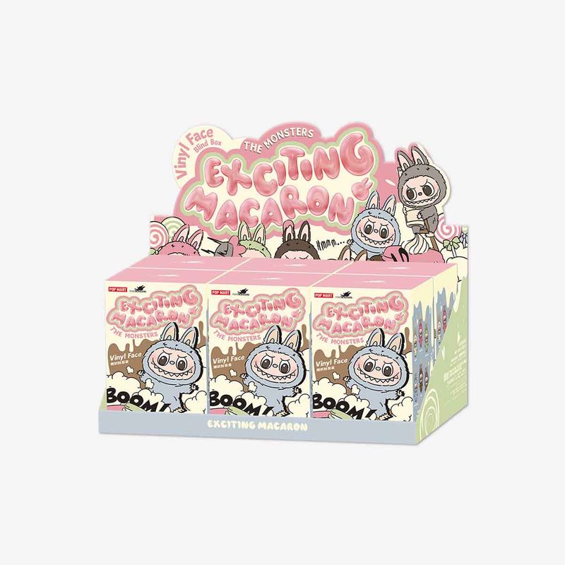 Pop Mart The Monsters Exciting Macaron Vinyl Face Blind Box Sealed Case (6x Blind Box)