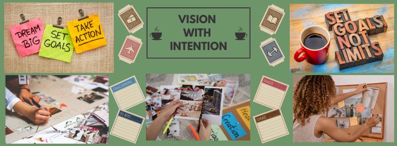 Vision Board Crafting Event at Kravins Coffee