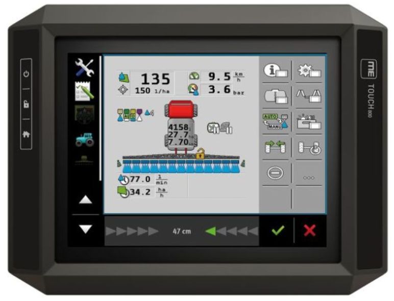 PTX Trimble (Muller) terminal ISOBUS Touch 800