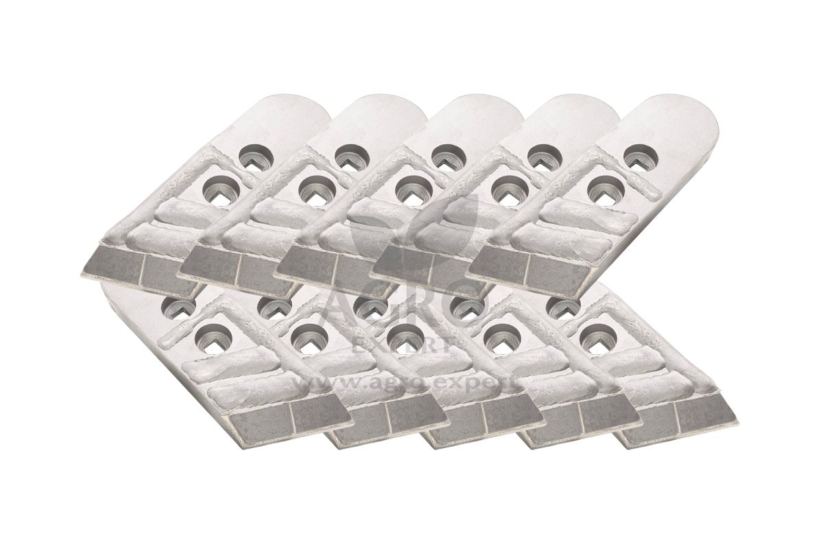 AB Carbide Kverneland dłuto napawane 10 szt 5x prawe + 5x lewe