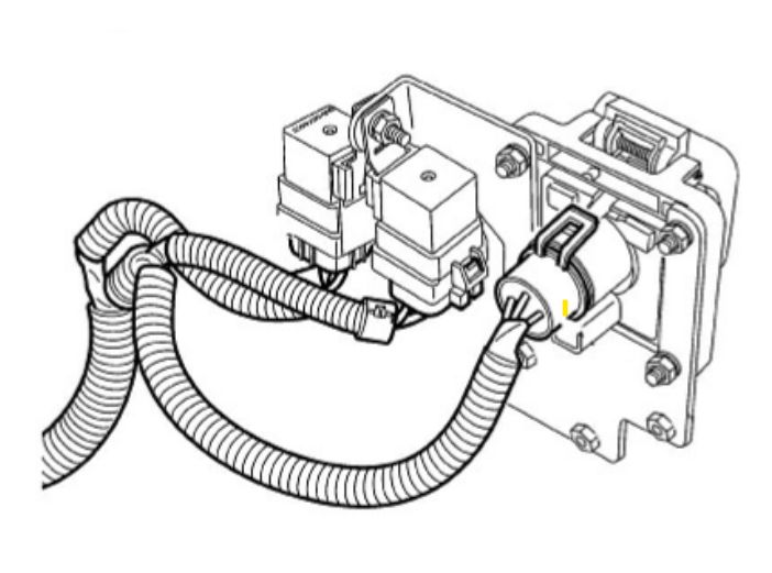 CNH zestaw okablowania ISOBUS tylne gniazdo kabinowe Case Puma New Holland T6 T7 719344074