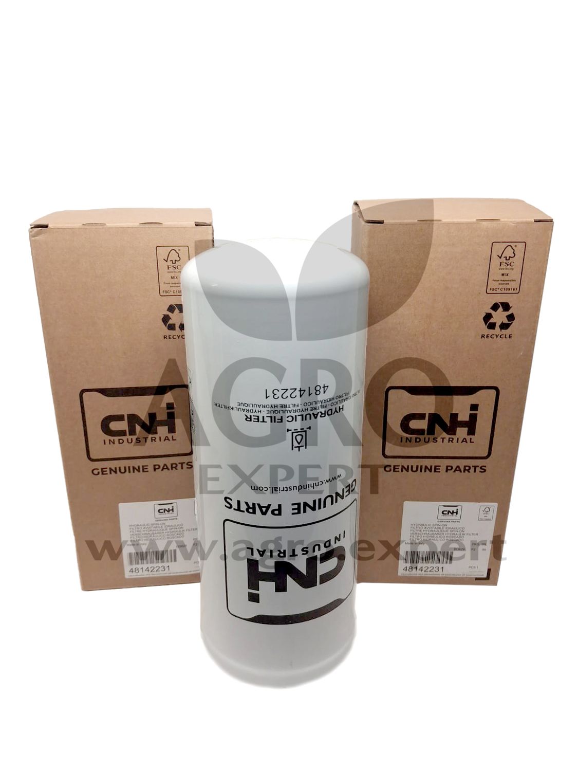 CNH zestaw filtrów hydraulicznych CX8 CR 3x 48142231