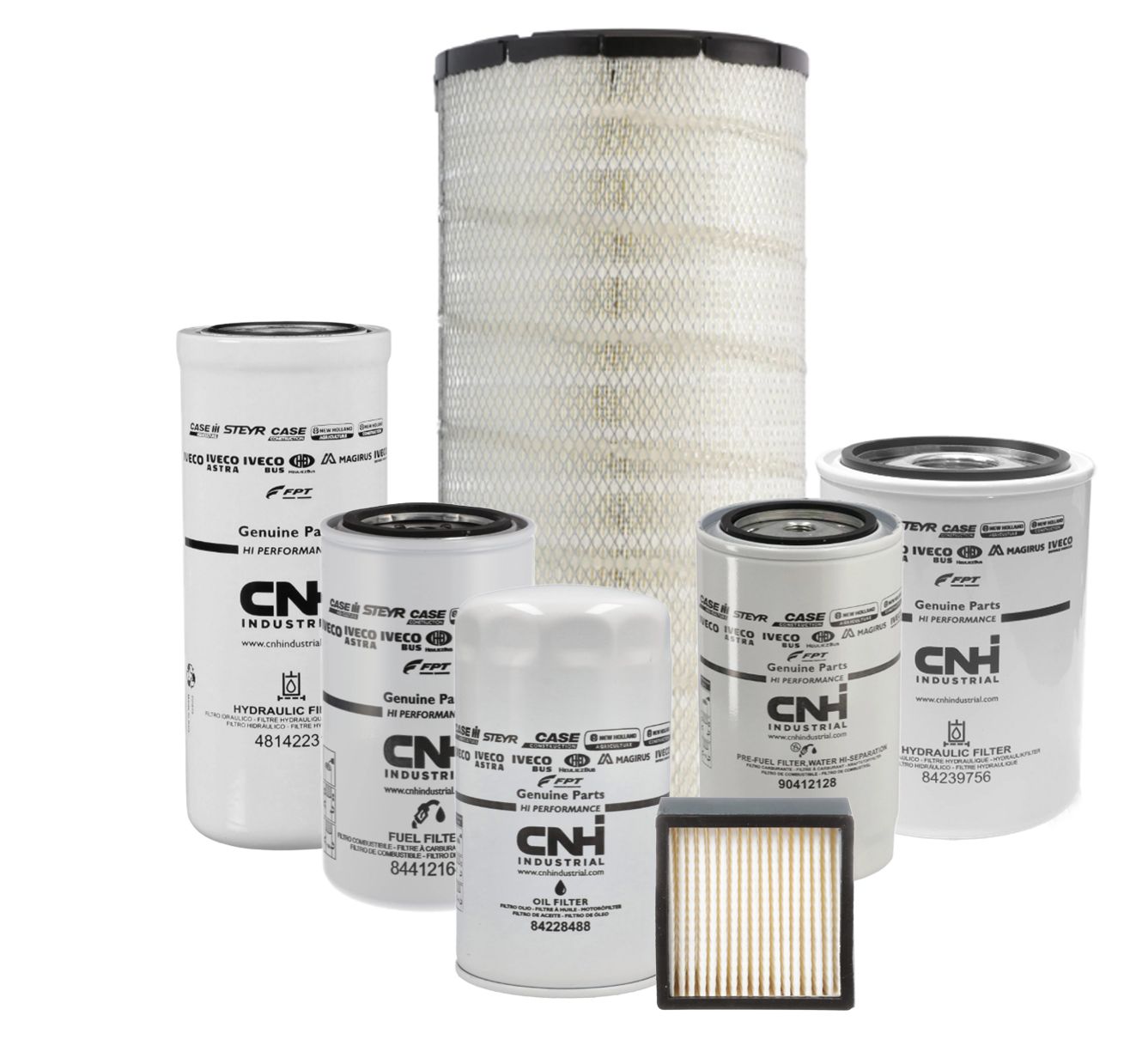 CNH duży zestaw filtrów do TC TC5070 TC5. CX5. CX6