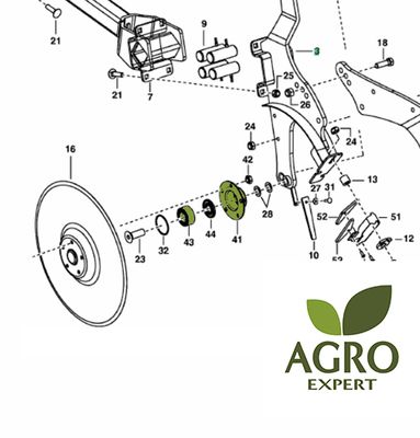 Pottinger piasta z łożyskowaniem 8504.33.120.0 zamiennik