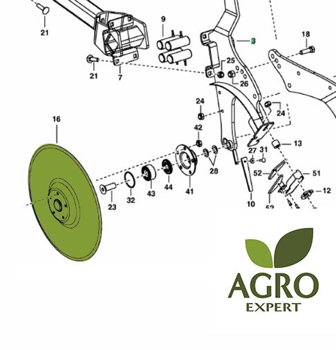 Pottinger talerz wysiewający 8504.33.081.0 zamiennik