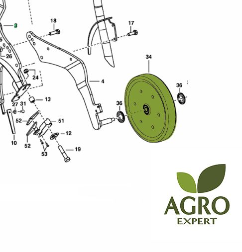 Pottinger koło kopiujące 452.312 zamiennik