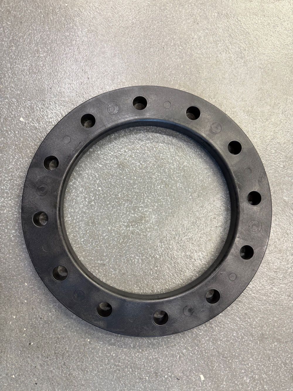 PP/Stahl losflansch gebohrt d: 355 mm/dn 315