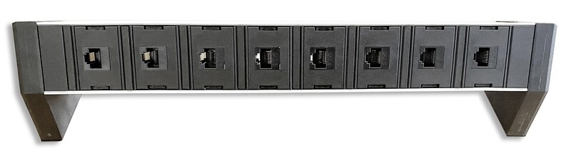 PDU Desk Line 1HE, 8 x RJ45 single Modul