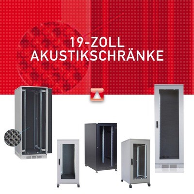 19-Zoll Akustikschränke