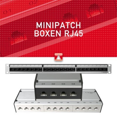Minipatch Boxen RJ45