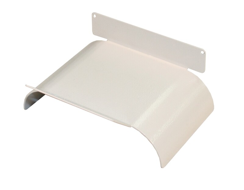 Kabelüberführungspanel zwischen 2 Schränken H 74 x B 170 x T 141mm, RAL 7035