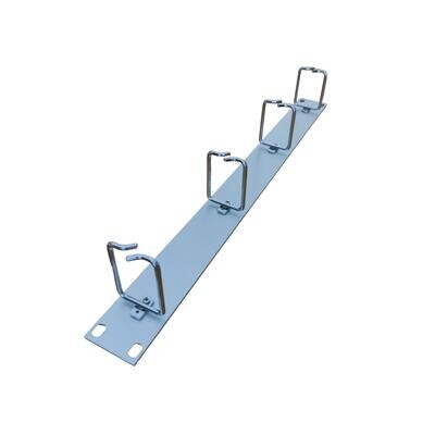 19&quot; Kabelführungspanel 1HE 43x68mm