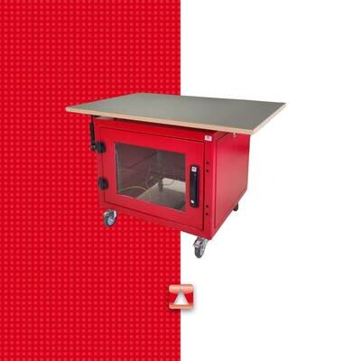 19&#39;&#39; Präsentations Rack, 8HE B 600mm x T 530mm, RAL3000