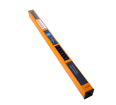 PDU IEX POMS 60x72mm, 18 x IEX (C13/C19 Combo), orange