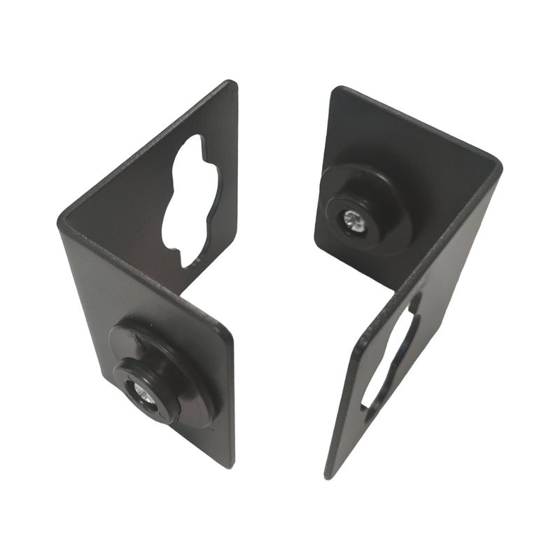 Befestigungslasche zu Schneikel SMART PDU, 45/50 Werkzeuglose Montageknöpfe mit abnehmbarem 90°-Winkel